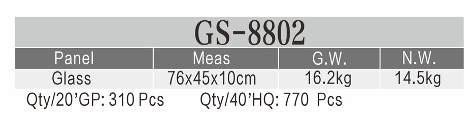 玻璃爐(GS-8802)參數